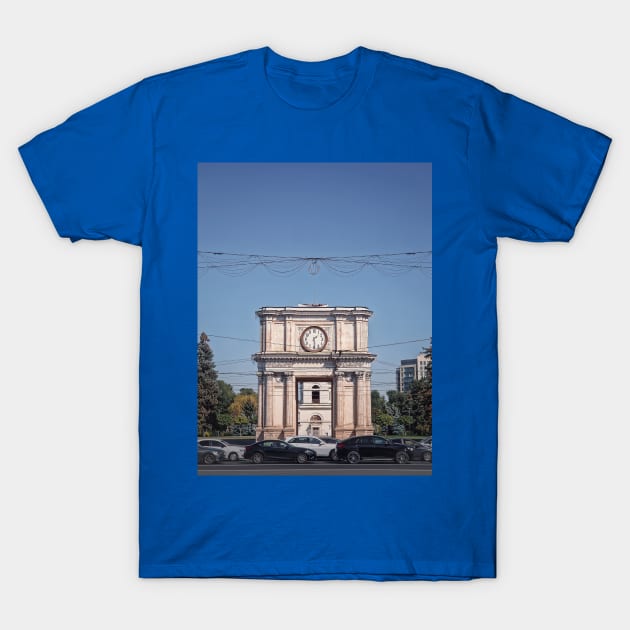 Triumphal Arch in Chisinau T-Shirt by psychoshadow